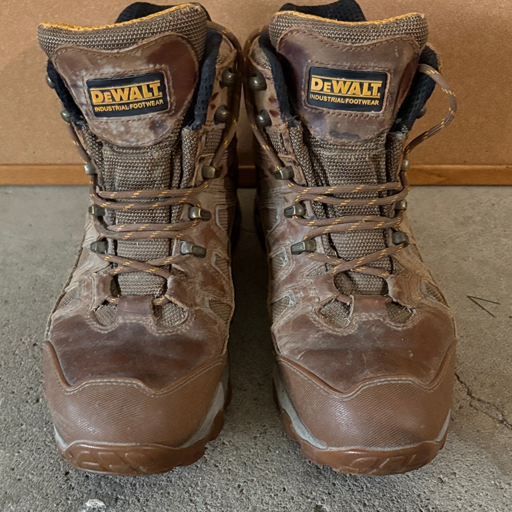 DEWALT Men's Brown Work Hiker Boots - Rugged Industrial Footwear